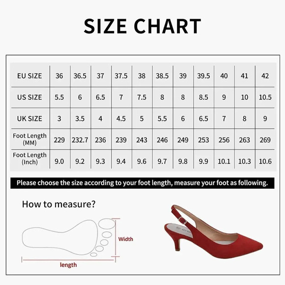 Women’s Red Low Heel Pump Closed Pointed Toe Kitten Wedding Party Dress Shoes - Picture 6 of 7